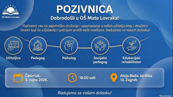 Poziv prvašićima